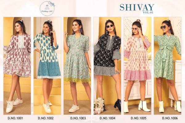 Shivay Vol 1 Cotton Print Designer Tunic top Collection